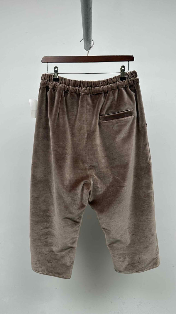 By Walid Silk Velvet Easy Pants