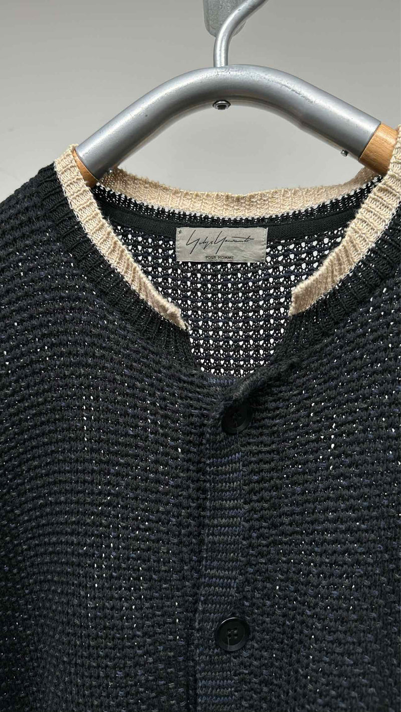 Yohji Yamamoto Pour Homme Long Knit Cardigan