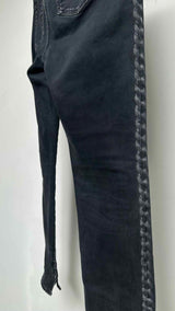 Chanel Slim-fit Chain-print Jeans