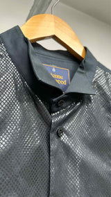 Vivienne Westwood Man Python Print Front Panel Long Shirt