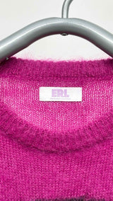 ERL Mohair Kiss Print Sweater