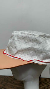 RACING ATELIER Leather-brim Check #1 Cap