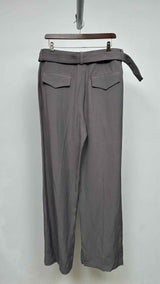 Jil Sander Belted Bottom-slit Wide Pants