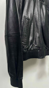 Burberry Zip-up Hooded Leather Jacket