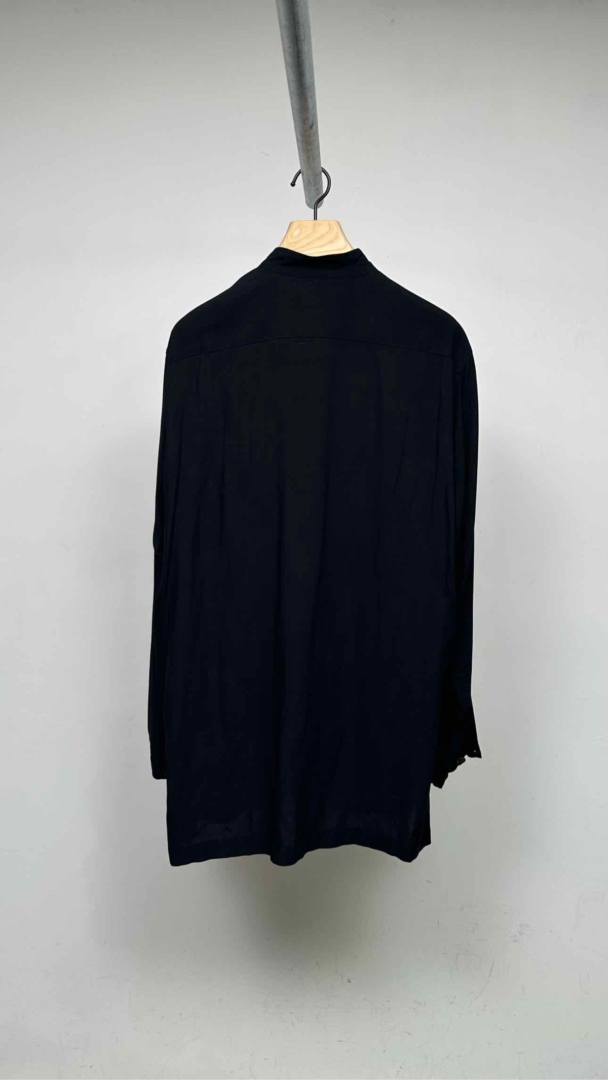 Yohji Yamamoto Pour Homme Mandarin-collar Long Light Blazer Jacket