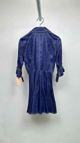 Junya Watanabe Waxed Gathered Trench Dress