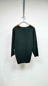 Tricot Comme Des Garcons Plaid-front Sweater