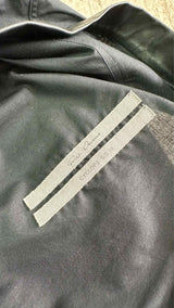 Rick Owens Collar-leather Long Shirt