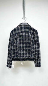 Ernest W. Baker Check Perfecto Biker Jacket