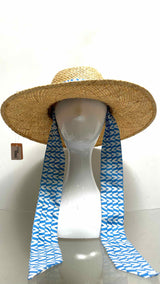 Valentino Scarf Straw Hat