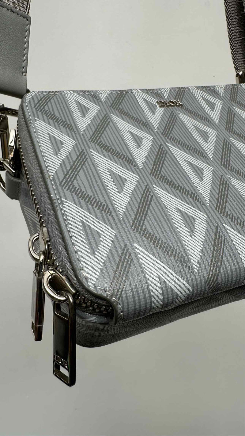 Dior Coated-canvas CD Diamon Messenger Bag
