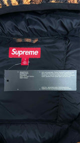 Supreme Micro Down Tiger-printed Half-zip Pullover