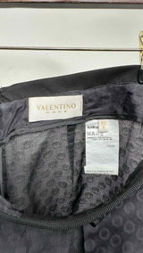 Valentino Polka-Dot Sheer Silk Skirt