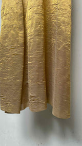 Jil Sander N/S Satin Metallic-Textured Dress
