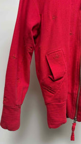 Vivienne Westwood Red Label Logo Embroidered Zip-up Hoodie