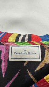 Pierre-Louis Mascia L/S Floral Kaftan Silk Dress