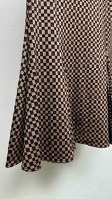 Marni Checker Marmaid Skirt
