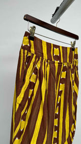 Marni Stripe/Dot Pencil Skirt