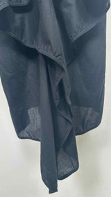 Rick Owens N/S Front-embroidered Drape Top