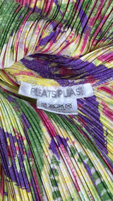 Pleats Please Pleated Printed Tank Top