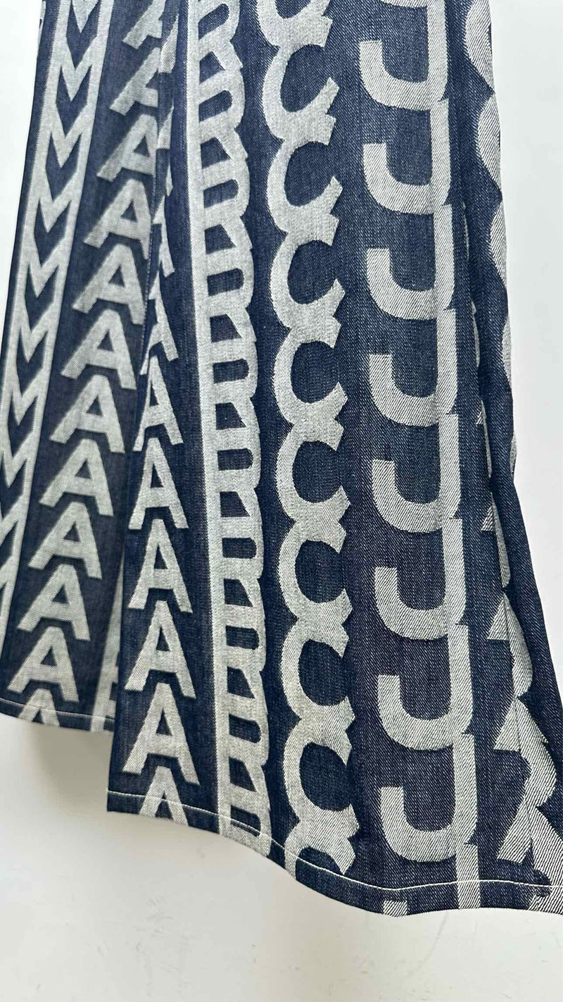 Marc Jacobs Monogram Wide Flare Jeans
