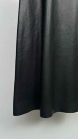 Bottega Veneta Leather Midi Skirt