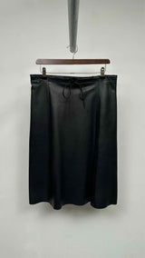 Bottega Veneta Leather Midi Skirt