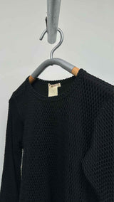 Comme Des Garcons L/S Mesh-layered Top