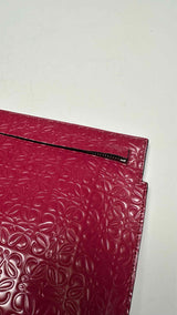 LOEWE Embossed Anagron Clutch Bag