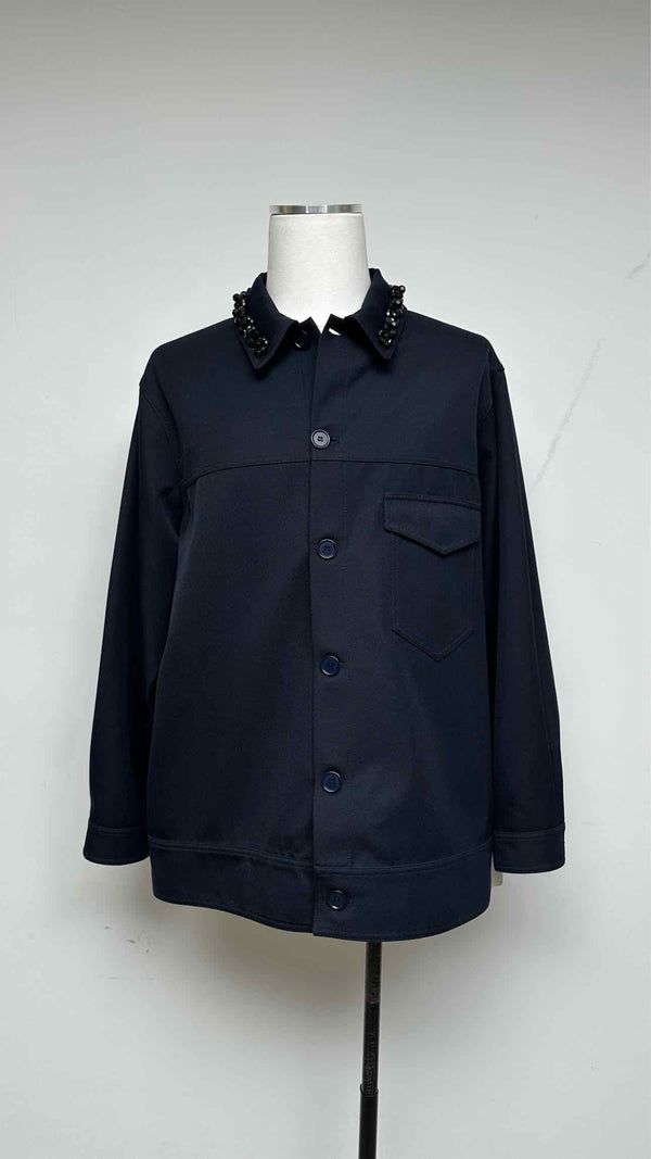 Simone Rocha X 10 Corso Como Embellished Drill Oversized Jacket