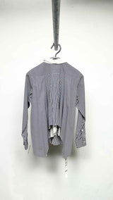 Sacai Waist-buckled Stripe Shirt