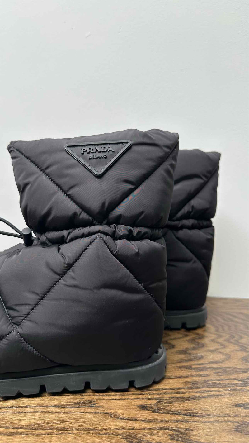 PRADA Blow19 Quilted Nylon Boots