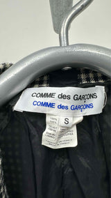 Comme Des Garcons Comme Des Garcons Frill-detailed Check Jacket