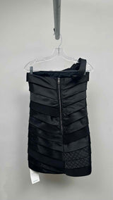 Coperni One-shoulder Tie Reconstructed Mini Dress