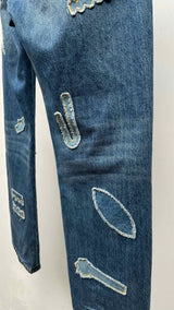 Chanel Patchwork Jeans