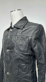 Taichimurakami Displacement Leather Jeans Jacket