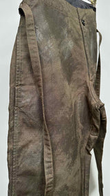 Comme Des Garcons Homme Plus Over-dye Waxed Nylon Pants