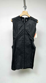 Rick Owens N/S V-neck Back-zip Coated Dress