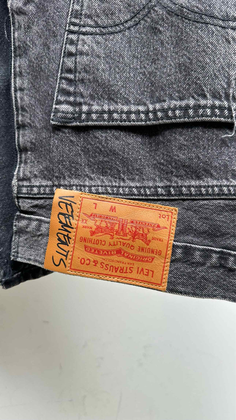 Vetements X Levi's Reconstructed Denim Long Skirt