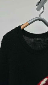 Y's Camellia Pattern Sweater