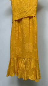 Moschino Ruffle Printed Maxi Dress