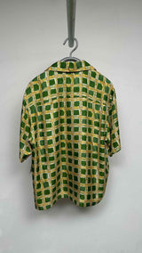 Marni S/S Check Fields Camp Silk Shirt