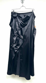Acne Studios Bow-detailed Satin Maxi Skirt