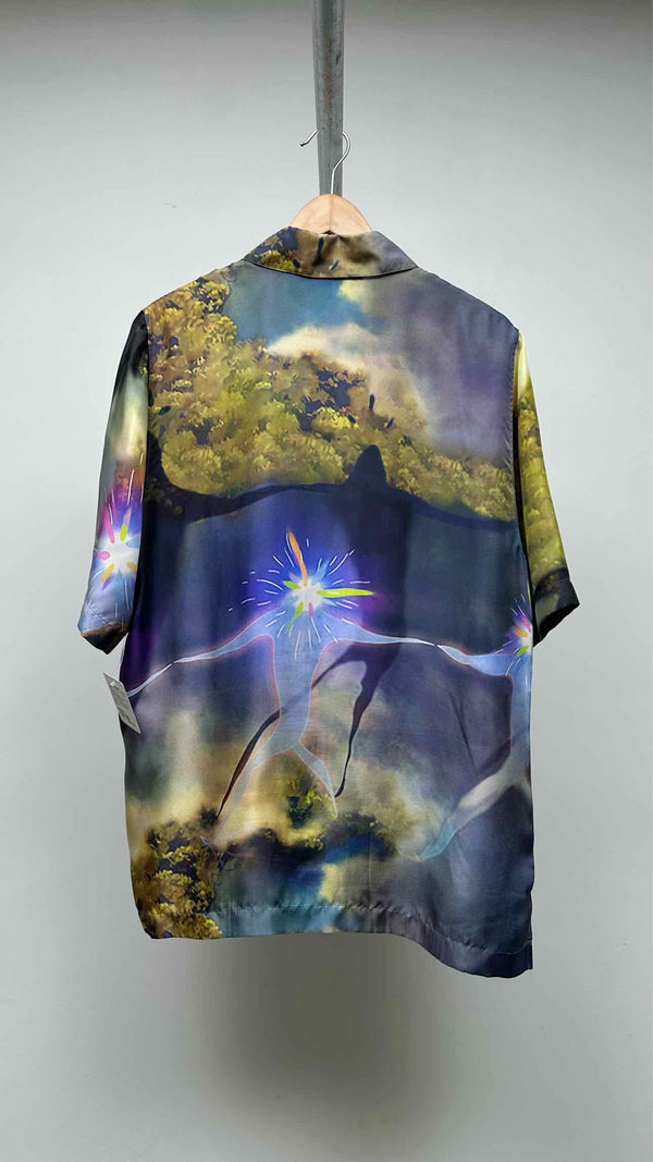 LOEWE x Studio Ghibli S/S Printed Silk Shirt