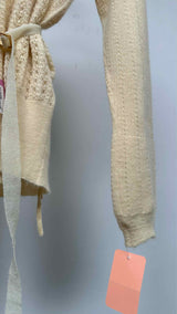 Louis Vuitton Cashmere Perforated Belted Cardigan