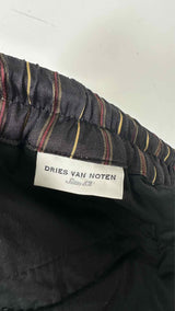 Dries Van Noten Stripe Satin Easy Pants