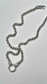 David Yurman Whear Chain Pave Diamond Necklace