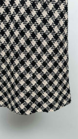 Miu Miu Tweed Check Skirt