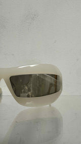 PRADA SPR30Y Shield Mirrored Sunglasses