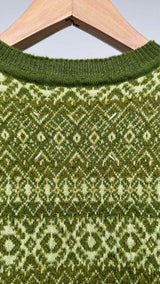 Margiela Distressed Jacquard Knit Vest